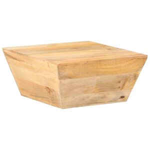 vidaXL Salontafel V-vormig 66x66x30 cm massief mangohout