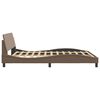 vidaXL Bedframe "Dover" kunstleer cappuccinokleurig 160x200 cm