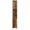 vidaXL Badkamermeubelset met plank 3 pcs Oud Hout Bewerkt hout