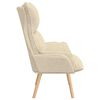 vidaXL Fauteuil Crème 69 x 74 x 93 cm Sherpa Stof