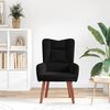 vidaXL Fauteuil Zwart 63 x 67 x 94 cm Fluweel