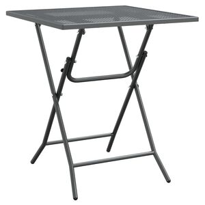 vidaXL Tuintafel 60x60x72 cm metaalgaas antracietkleurig