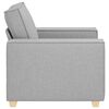 vidaXL Sofa Stoel Wolk Grijs 60 cm Stof