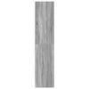 vidaXL Hoge kast 30x41x185 cm bewerkt hout grijs sonoma eikenkleurig