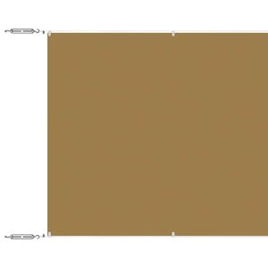 vidaXL Luifel verticaal 100x1200 cm oxford stof beige