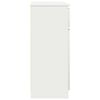 vidaXL Dressoir met lade 71x35x84 cm spaanplaat wit