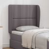 vidaXL Hoofdbord oor Dim Grijs 80 x 23 x 6 cm PVC
