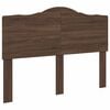 vidaXL Hoofdbord Bruin Eiken Bewerkt hout