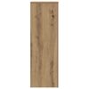 vidaXL Plantenstandaard 33x33x100 cm bewerkt hout artisanaal eiken