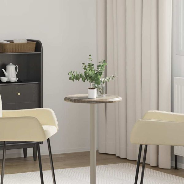 vidaXL Tafelblad &Oslash;40x2,5 cm marmer grijs