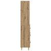 vidaXL Hoge kast Artisan Eiken 69,5 x 34 x 180 cm Bewerkt hout
