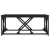 vidaXL Salontafel 70x70x30 cm bewerkt hout zwart
