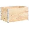 vidaXL Palletopzetranden 3 st 50x100 cm massief grenenhout
