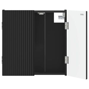 vidaXL Dartbord Kabinet ARNHEM Zwart 52,5 x 10,5 x 53,5 cm