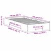 vidaXL Bedframe met opslag Wit 100 x 200 cm Massief grenenhout