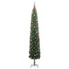 vidaXL Kunstkerstboom Groen 300 cm PVC en Staal en Kunststof
