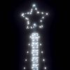 vidaXL LED-kerstboom 525 LEDs koud wit 302 cm