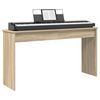 vidaXL Keyboardstand Sonoma Eiken 120 x 32 x 64 cm Bewerkt hout