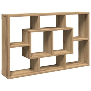 vidaXL Wandplank Artisan Eiken 85x16x52,5 cm Bewerkt Hout