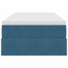 vidaXL Opbergbed met matras met matras Donkerblauw 90 x 200 cm Fluweel