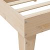 vidaXL Bed met boekenkast zonder matras massief grenenhout 120x200 cm