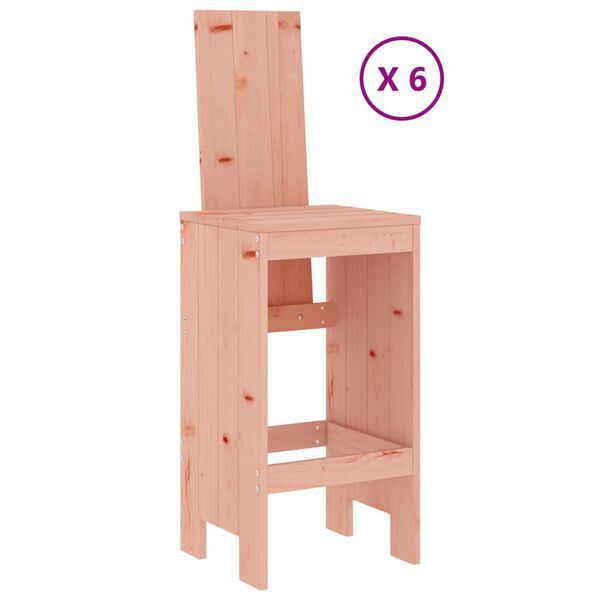 vidaXL 7-delige Tuinset massief douglashout