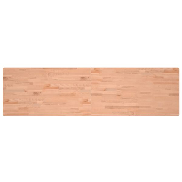 vidaXL Bureaublad 200x55x2,5 cm massief beukenhout