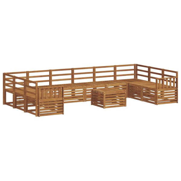 vidaXL Sofa-Sets Naturel Massief Acaciahout