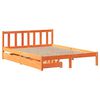 vidaXL Bedframe zonder matras massief grenenhout wasbruin 120x200 cm