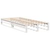 vidaXL Bedframe zonder matras massief grenenhout wit 90x190 cm