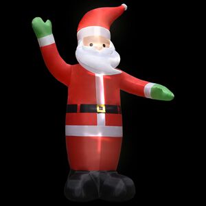 vidaXL Kerstman opblaasbaar met LED's IP44 3 m