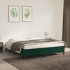 vidaXL Bedframe zonder matras 180x200 cm fluweel donkergroen