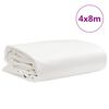 vidaXL Dekzeil 650 g/m² 4x8 m wit