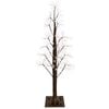 vidaXL Starburst kerstboom Bruin 120 cm Kunststof 240 LED's