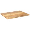vidaXL Tafelblad rechthoekig 90x70x2,5 cm massief mangohout