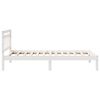vidaXL Bedframe Wit 100 x 200 cm Massief grenenhout