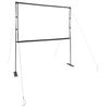 vidaXL Projectiescherm met standaards 100 inch 16:9