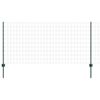 vidaXL Gelaste draadhek 25 x 1 m (B x H) PVC-Coated Staal Groen Mesh