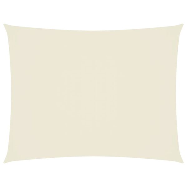 vidaXL Zonnescherm rechthoekig 2x3,5 m oxford stof crèmekleurig