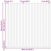 vidaXL Akoestische wandpanelen 2 st latten 60,5x60 cm eikenfineer