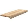 vidaXL Traptreden 12 st 70x25x2 cm onbehandeld massief eikenhout