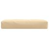 vidaXL Palletkussen 60x60x9,5 cm stof gemêleerd beige