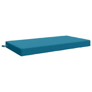 vidaXL Zitkussen SOEST 100% Polyester Lichtblauw 120 x 60 x 10 cm