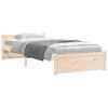 vidaXL Bedframe massief hout 90x190 cm