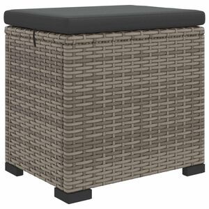 vidaXL Tuinvoetbank met Kussen 40 x 30 x 40 cm