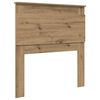 vidaXL Hoofdbord met hoofdeinde Artisan Eiken 90 cm Bewerkt hout
