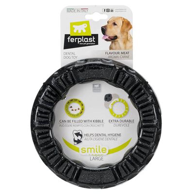Ferplast Kauwspeeltje voor honden Smile 20x18x4 cm large zwart