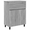 vidaXL Badkamer Waskom Grijs Sonoma 60 x 35 x 80 cm Bewerkt hout