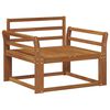 vidaXL Buiten Midden Sofa Naturel