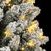 vidaXL Kunstkerstboom met 150 LED's en sneeuw 150 cm